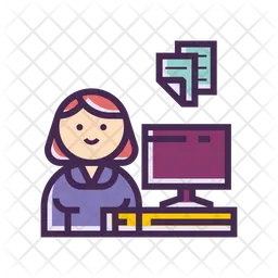 Receptionist  Icon