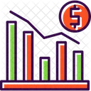 Recesion Crisis Economica Icono