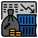 Recesión económica  Icono