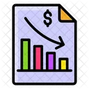 Recession Business Loss Business Downturn Icon