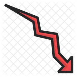 Recession arrow  Icon