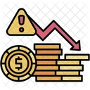Recession Economic Downturn Crisis Icon