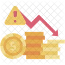 Recession Economic Downturn Crisis Icon