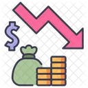 Recession Economy Business Icon