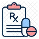 Prescripcion Medicina Medicina Icono