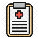 Receta Farmacia Atencion Medica Y Sanitaria Icono