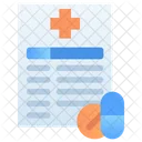 Receta De Medicamento Rx Receta Icon