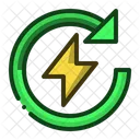 Recharge Energy Power Icon