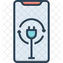 Recharge Phone Plug Icon