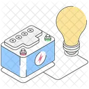 Rechargeable Light Battery Power Battery Charging Icon