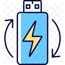 Rechargeable lithium ion battery  Icon