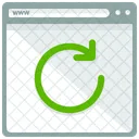 Rotation Page Web Rechargement Icon