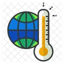 Le réchauffement climatique  Icône