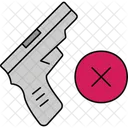 Rechazo De Armas Defensa De La Paz Antiguerra Icono