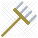 Rechen Lecher Garten Symbol