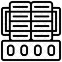 Technologie Netzwerk Datenbank Symbol