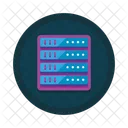 Rechenzentrum Datenbank Server Symbol