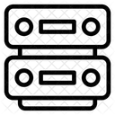 Rechenzentrum Datenserver Datenserver Netzwerk Symbol