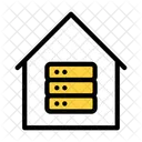 Rechenzentrum Datenbank Server Symbol