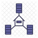 Rechenzentrum Datenserver Datenbank Symbol