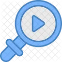 Recherche Video Loupe Icon