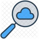 Cloud Informatique Recherche Icon