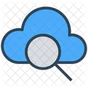 Cloud Informatique Recherche Icon