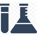 Fiole Conique Tube De Culture Fiole De Laboratoire Icône
