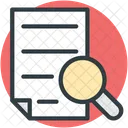 Recherche Document Loupe Icon