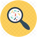 Recherche Bacteries Loupe Icon