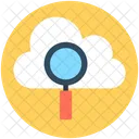 Recherche Cloud Informatique Icon