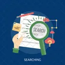 Recherche Recherche Marketing Icône