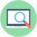 Recherche Ordinateur Portable Loupe Icon