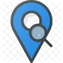 Recherche Epinglage Geolocalisation Icon