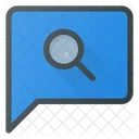 Recherche Message Chat Icon