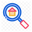 Loupe Recherche Immobilier Icon