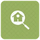 Accueil Loupe Maison Icon