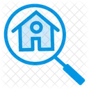 Loupe Maison Recherche Icon