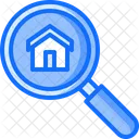 Recherche Loupe Batiment Icon