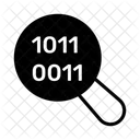 Recherche Binaire Recherche De Donnees Recherche De Code Icône