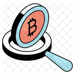 Rechercher des bitcoins  Icône