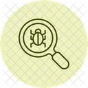 Recherche Argent Loupe Icône