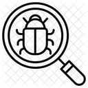 Bug De Recherche Virus De Recherche Menace De Recherche Icon