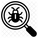 Bug De Recherche Recherche Loupe Icône