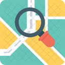 Rechercher Cartographier Explorer Icon