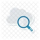 Cloud Recherche Serveur Icône