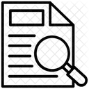 Recherche De Documents Suivi De Documents Revision De Documents Icône