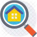 Maison Recherche Loupe Icon