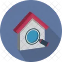 Recherche De Maison Loupe Immobilier Icon