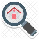 Recherche De Maison Loupe Immobilier Icon